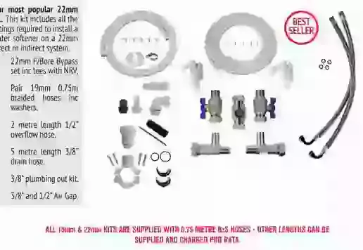 Kit 2: High Flow 22mm Installation Kits